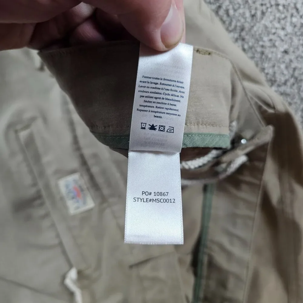 Faherty Shorts Mens 42 Khaki Stretch Performance All Day Chino Hiking Camping